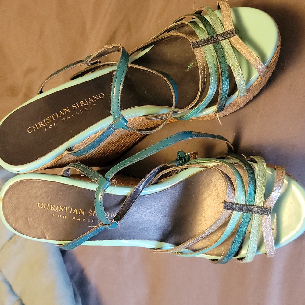 Size 7 Christian Siriano Wedge Sandals